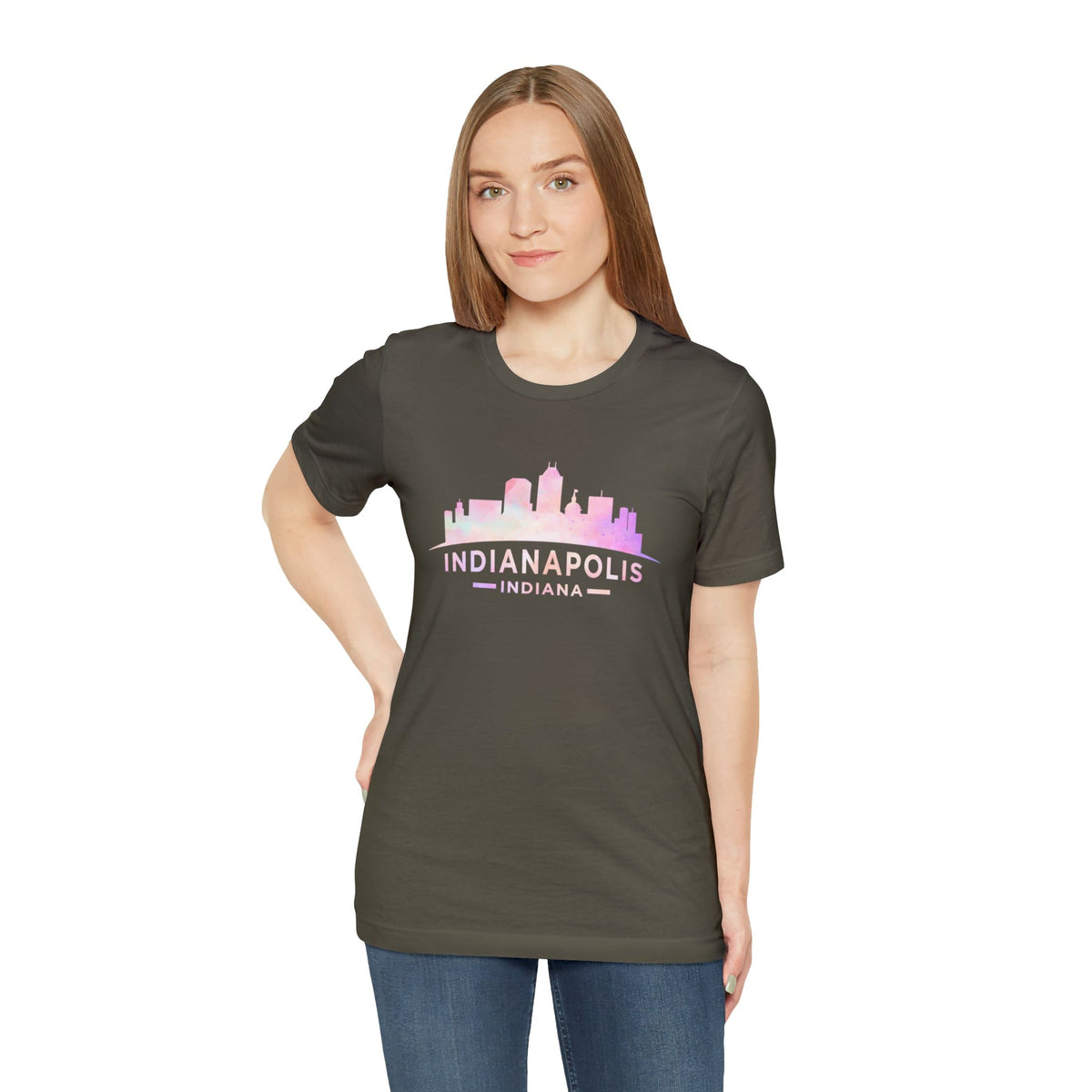Indianapolis Monochrome - Short Sleeve Tee