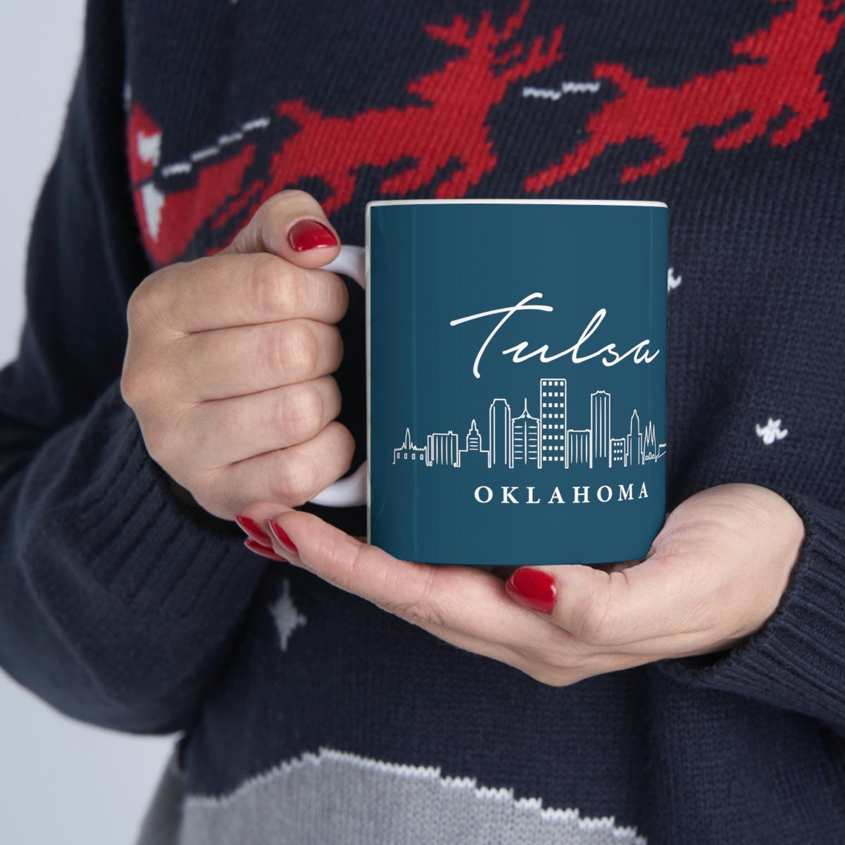 TULSA - Awesome Ceramic Mug, Exclusive Design